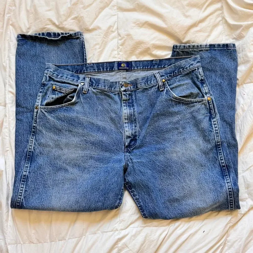 wrangler Regular fit mid‎ rise tapered jeans heavyweight 40x30 47MWZDS casual